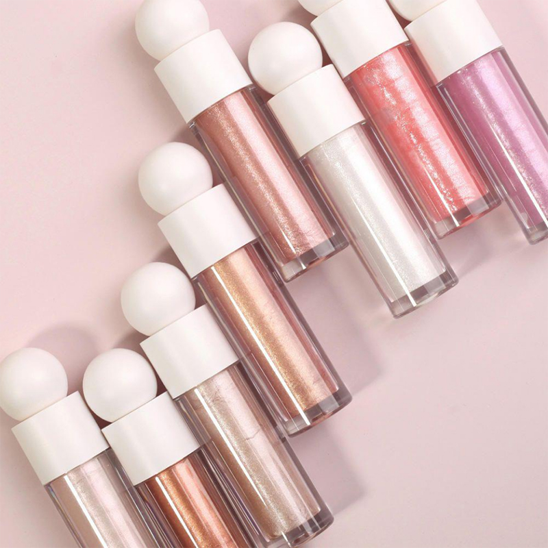 프라이빗 브랜드 페어리 쉬머 리퀴드 하이라이트 방수 바디 및 페이스 하이라이트 DIY 컬러 로고