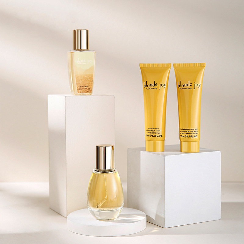 목욕 스파용 스킨 케어 선물 세트에는 여성용 샤워 젤 바디 로션, 바디 미스트 및 향수가 포함되어 있습니다.