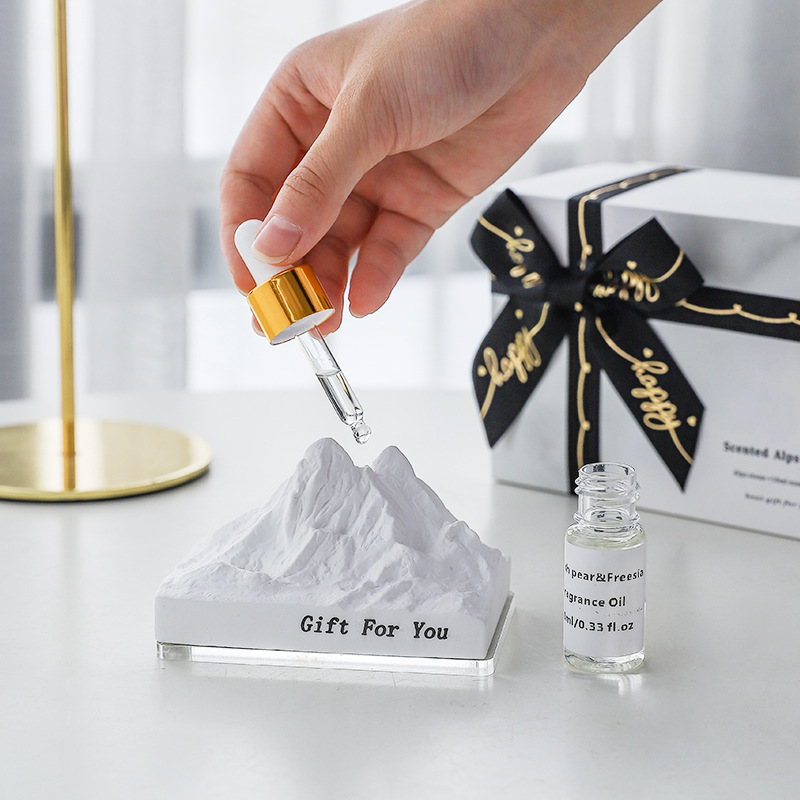 고체 석고 에어컨 디퓨저 스톤 펜던트 친환경 아로마 테라피 자동차 인테리어 장식 웨딩 공기 배출구 향수