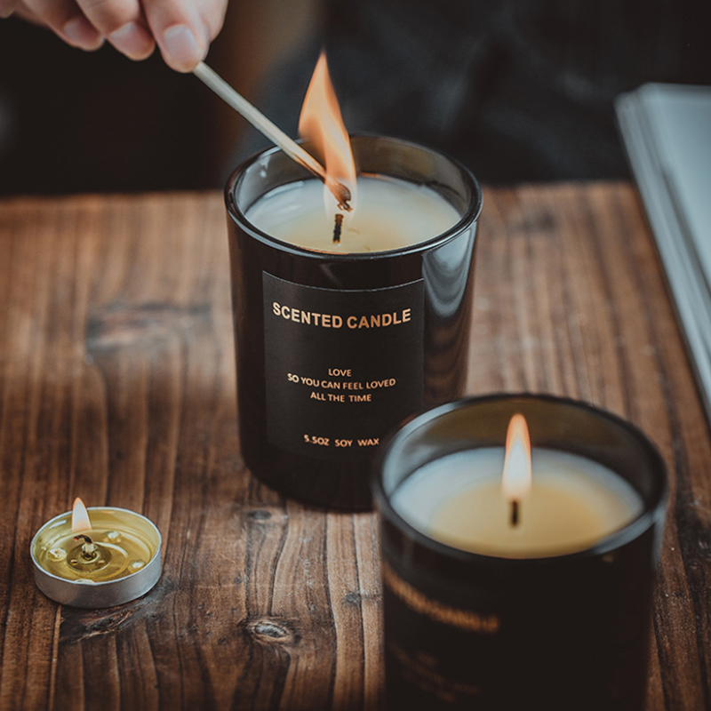 160g 천연 소이 왁스 공장 아로마테라피 향초